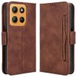 Чехол Deexe Wallet Stand для Motorola Moto G15 / G15 Power - Brown (372607Z)