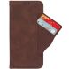 Чехол Deexe Wallet Stand для Motorola Moto G15 / G15 Power - Brown (372607Z). Фото 2 из 7