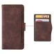 Чехол Deexe Wallet Stand для Motorola Moto G15 / G15 Power - Brown (372607Z). Фото 6 из 7