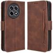 Чехол Deexe Wallet Stand для OnePlus 13R / Ace 5 / Ace 5 Pro - Brown (373701Z)
