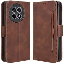 Чехол Deexe Wallet Stand для OnePlus 13R / Ace 5 / Ace 5 Pro - Brown: фото 1 из 7