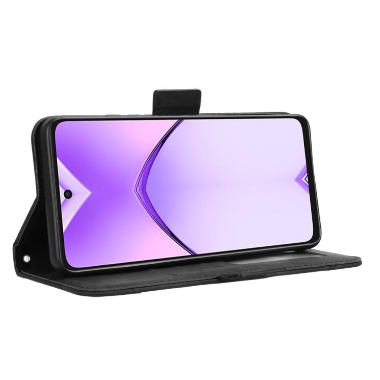 Чехол Deexe Wallet Stand для OPPO A3x / A3 / A40m - Black: фото 3 из 7