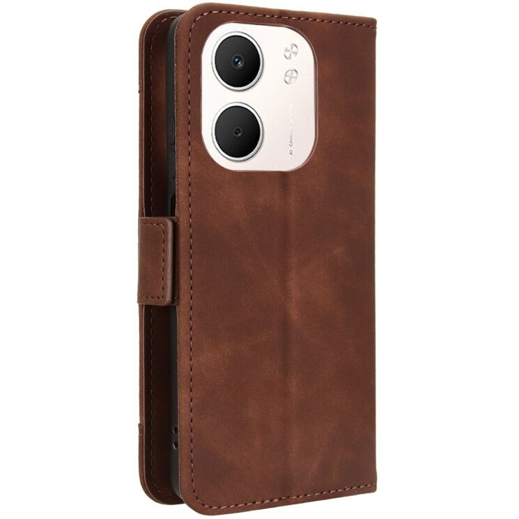 Чохол Deexe Wallet Stand для OPPO A5x - Brown: фото 7 з 14