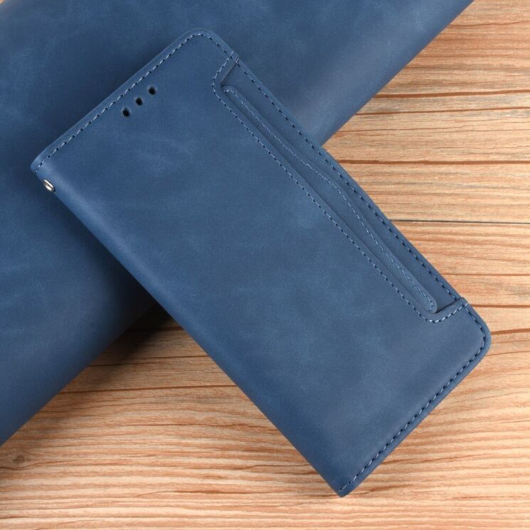 Чехол Deexe Wallet Stand для Samsung Galaxy A32 (А325) - Blue: фото 5 из 11