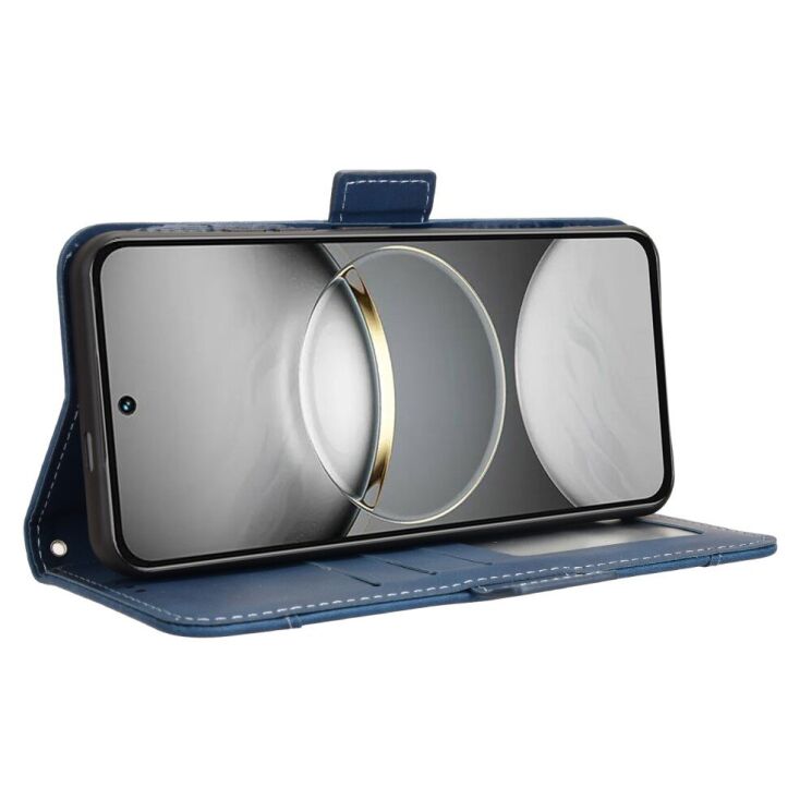 Чехол Deexe Wallet Stand для TECNO Spark 30 Pro - Blue: фото 3 из 8
