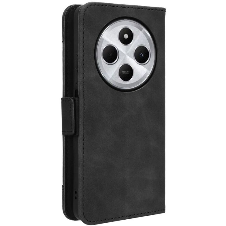Чехол Deexe Wallet Stand для Xiaomi Redmi 14C / Redmi A4 5G / Poco C75 - Black: фото 3 из 7
