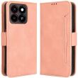 Чехол Deexe Wallet Stand для ZTE Blade A35 / Blade A55 - Pink (367702P)