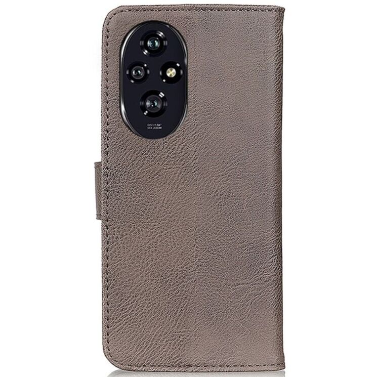 Чехол KHAZNEH Leather Wallet для Honor 200 - Khaki: фото 6 из 8