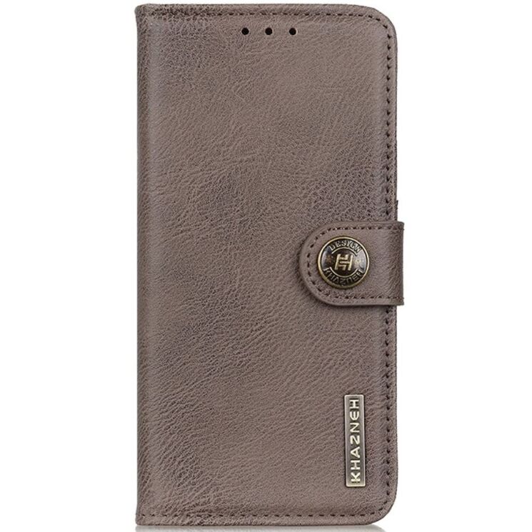 Чехол KHAZNEH Leather Wallet для Honor 200 - Khaki: фото 5 из 8