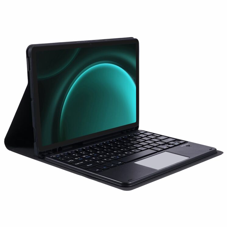 Чехол-клавиатура UniCase Keyboard Cover with touchpad для Samsung Galaxy Tab S9 FE (X510/516) / Tab S10 FE (X520/526) - Black: фото 4 из 10