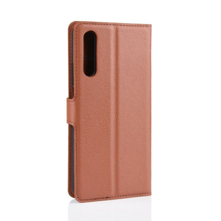 Класичний чохол-книжка Deexe Book Type для Huawei Honor 9X (Китайская версия) - Brown: фото 6 з 6