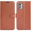 Чохол-книжка Deexe Book Type для Nokia G60 - Brown (307921Z)