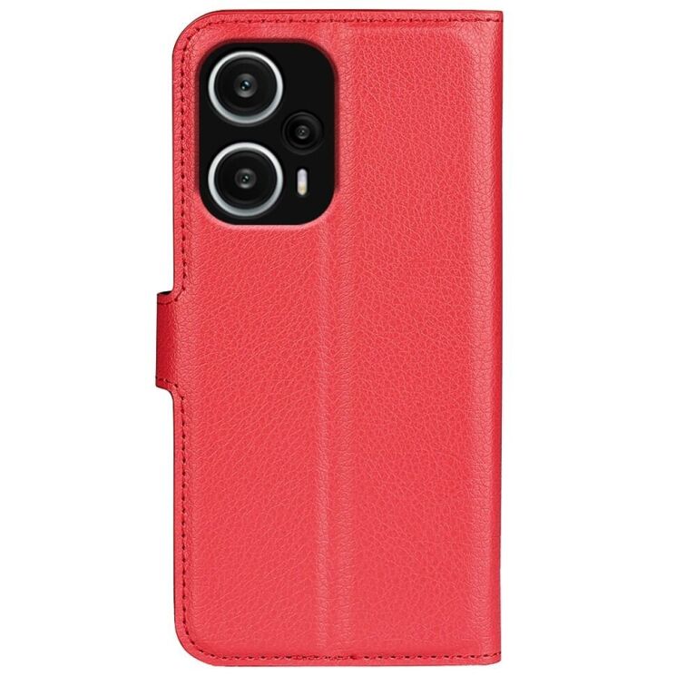 Чехол-книжка Deexe Book Type для Xiaomi Poco F5 / Redmi Note 12 Turbo - Red: фото 5 из 10