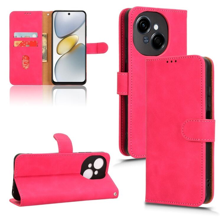 Чехол-книжка Deexe Classic Series для TECNO Spark Go 1 - Rose: фото 7 из 7
