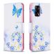 Чохол-книжка Deexe Color Wallet для OPPO A74 - Blue Butterflies and Flowers (231839G). Фото 2 з 8