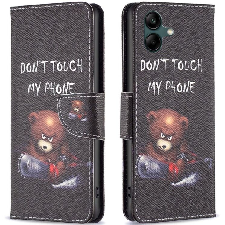 Чехол-книжка Deexe Color Wallet для Samsung Galaxy A05 (A055) - Bear: фото 1 из 8
