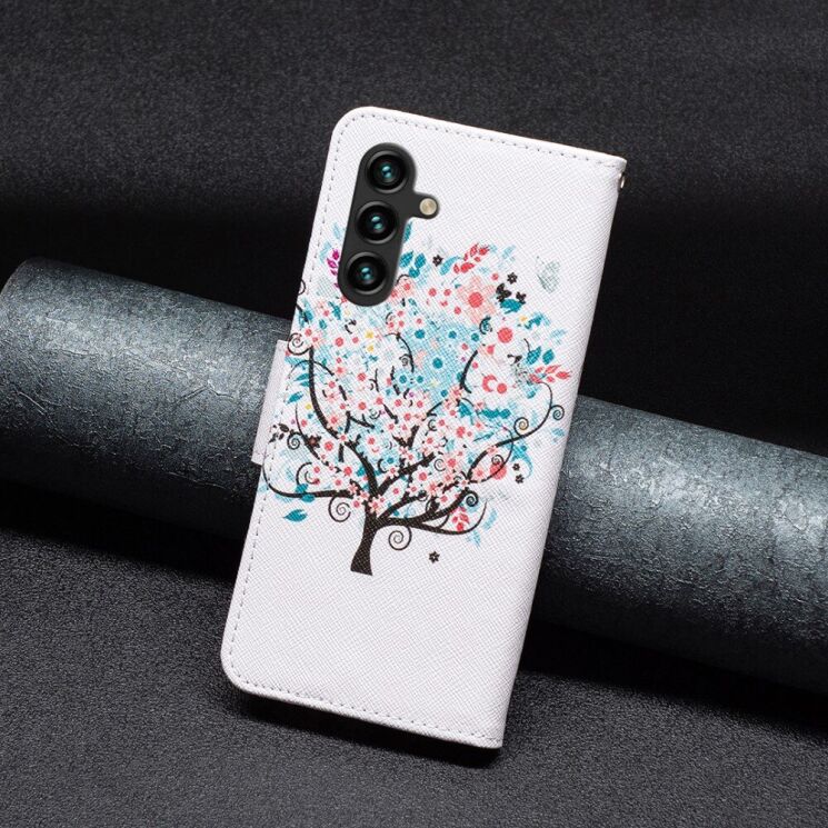 Чехол-книжка Deexe Color Wallet для Samsung Galaxy A16 (A165) - Flower Tree: фото 5 из 7