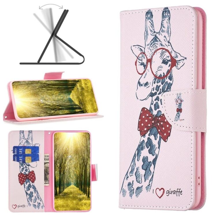 Чехол-книжка Deexe Color Wallet для Xiaomi 13T / 13T Pro - Giraffe: фото 2 из 8