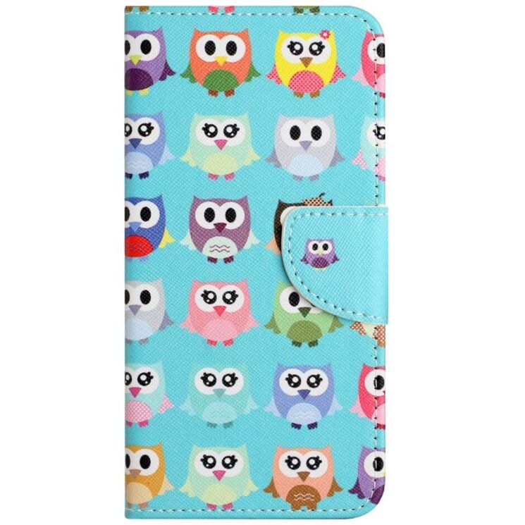 Чохол-книжка Deexe Color Wallet для Xiaomi Redmi Note 14 4G - Owls: фото 4 з 5