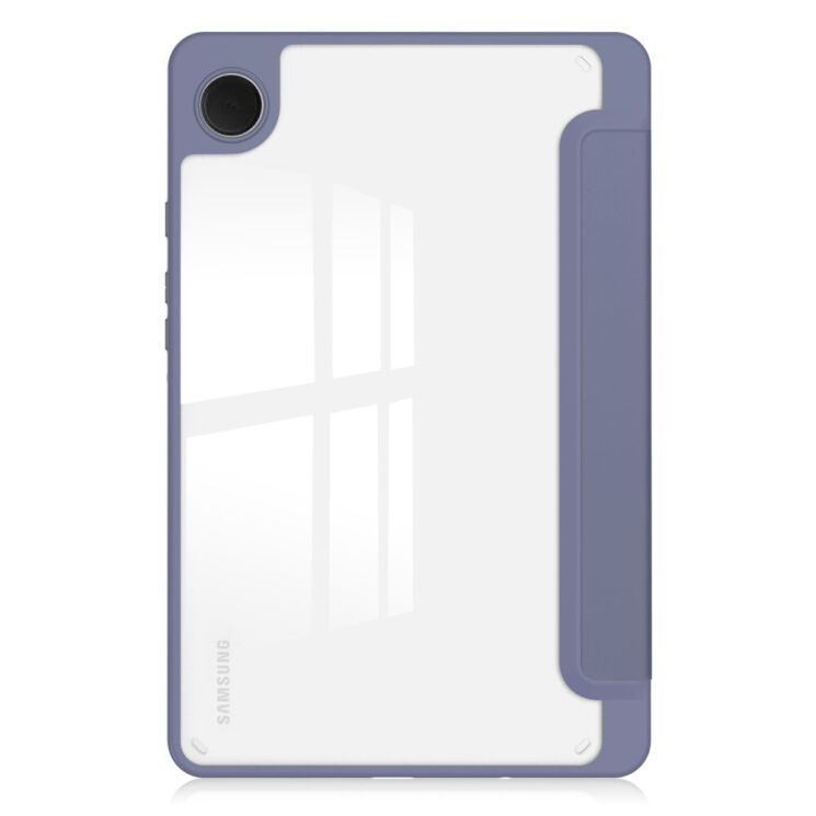 Чохол-книжка Deexe Crystal Back для Samsung Galaxy Tab A9 (X110/115) - Purple: фото 2 з 8