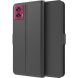 Чехол-книжка Deexe Faro Wallet для Motorola Edge 50 Fusion - Black (354224B). Фото 1 из 7