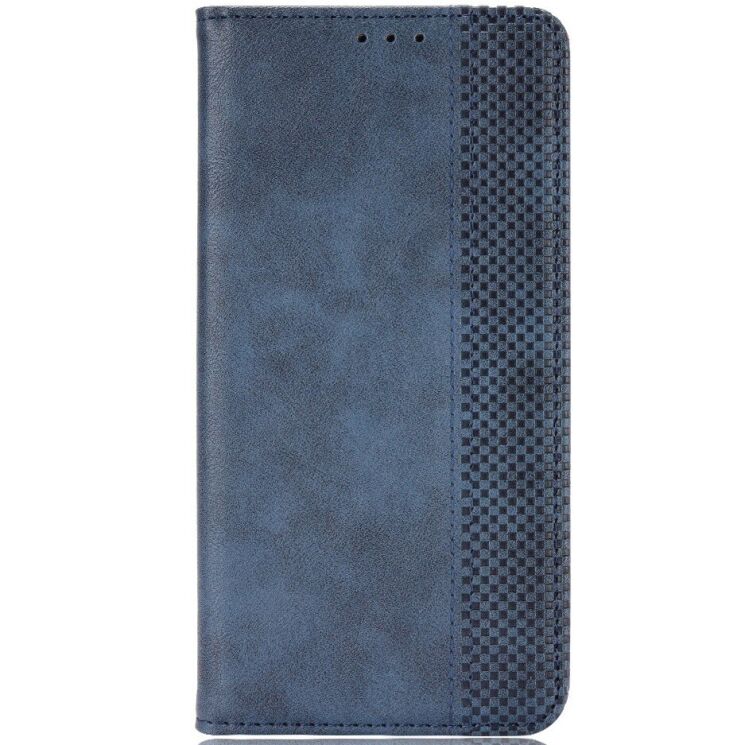 Чехол-книжка Deexe Retro Style для Nothing Phone (4a) Pro - Blue (411405L) Чехол-книжка Deexe Retro Style для Nothing Phone (4a) Pro - Blue: фото 4 из 19