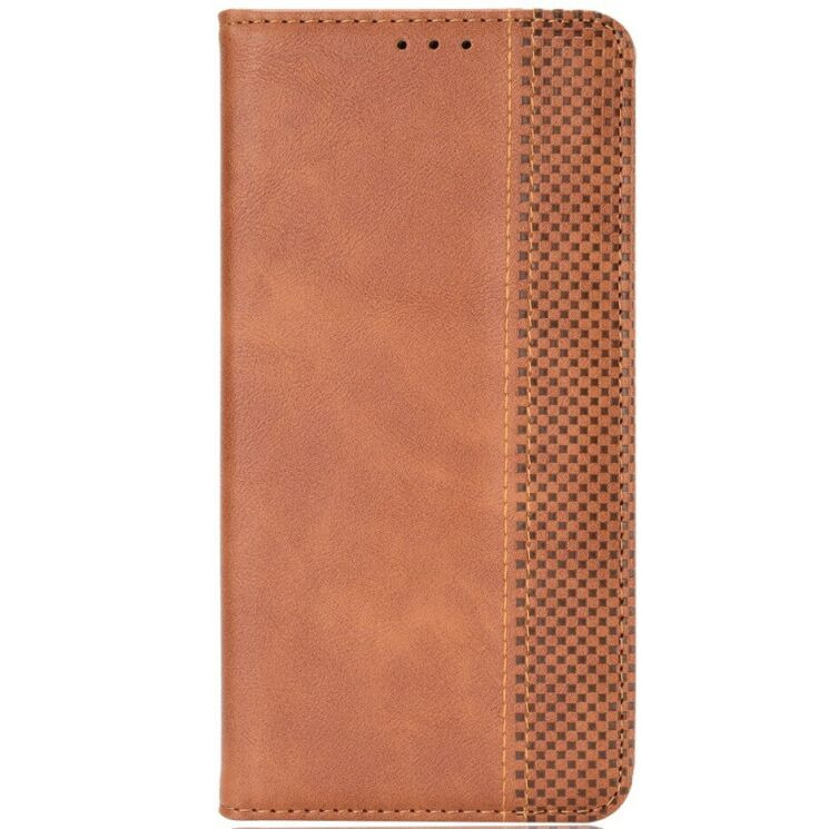 Чохол-книжка Deexe Retro Style для Realme 16 - Brown (412307Z) Чохол-книжка Deexe Retro Style для Realme 16 - Brown: фото 4 з 19