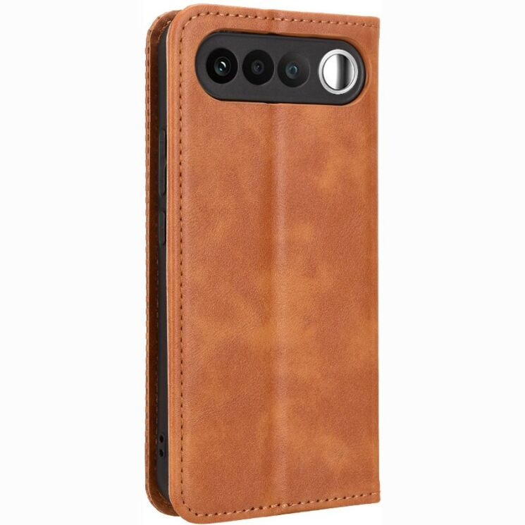 Чохол-книжка Deexe Retro Style для Realme 16 - Brown (412307Z) Чохол-книжка Deexe Retro Style для Realme 16 - Brown: фото 8 з 19