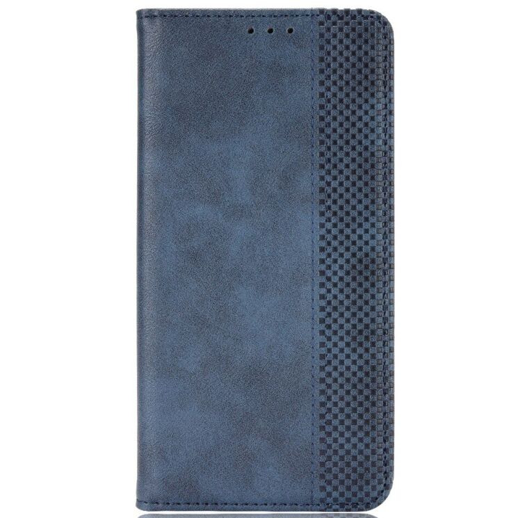 Чехол-книжка Deexe Retro Style для TECNO Camon Slim - Blue (433002L) Чехол-книжка Deexe Retro Style для TECNO Camon Slim - Blue: фото 2 из 17