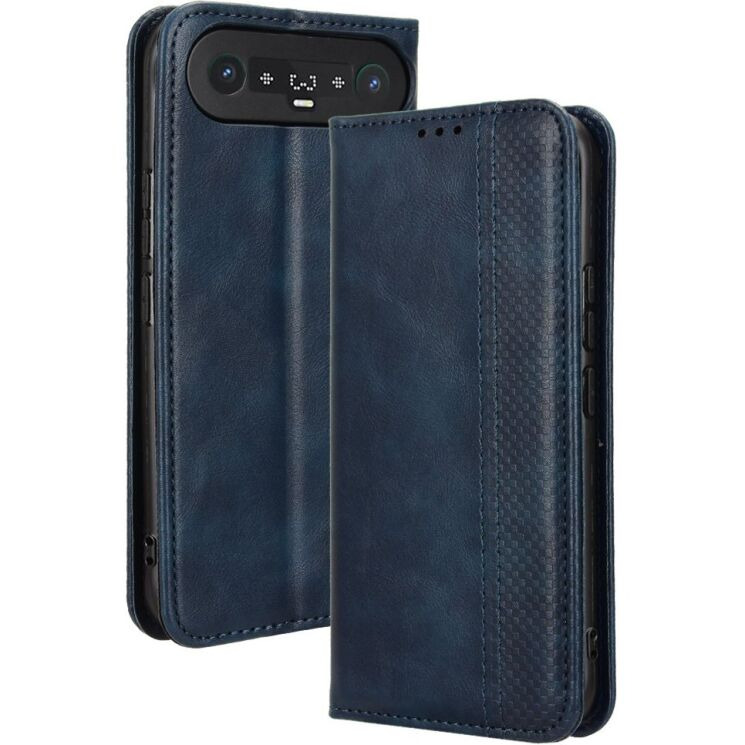 Чехол-книжка Deexe Retro Style для TECNO Camon Slim - Blue (433002L) Чехол-книжка Deexe Retro Style для TECNO Camon Slim - Blue: фото 7 из 17