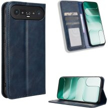 Чехол-книжка Deexe Retro Style для TECNO Camon Slim - Blue: фото 1 из 17