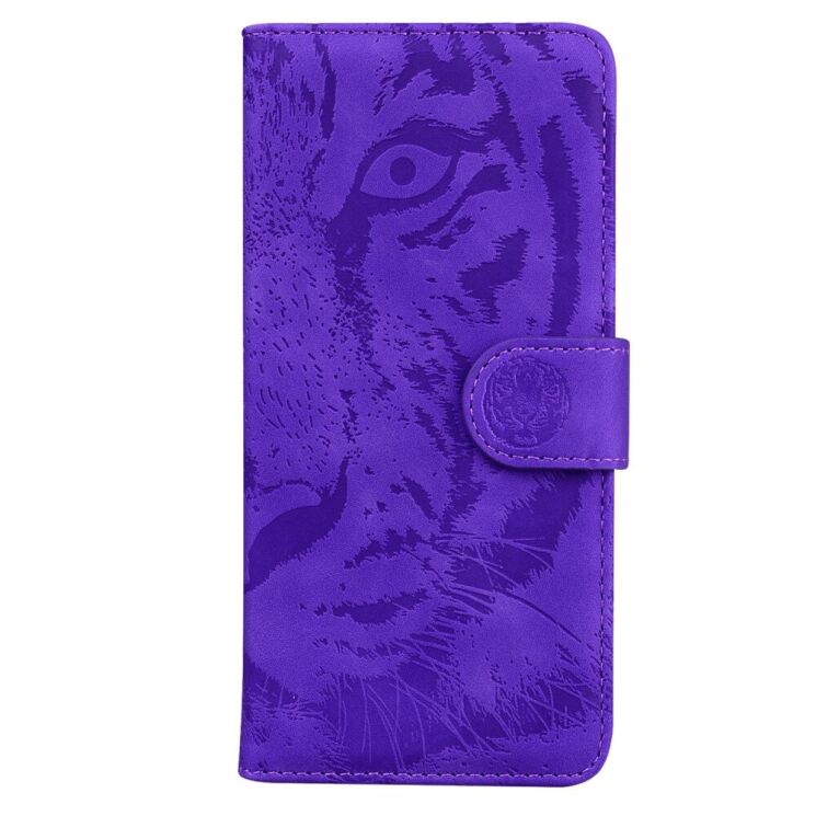 Чехол-книжка Deexe Tiger для Tecno Spark Go 2022 (KG5m) - Purple: фото 2 из 6