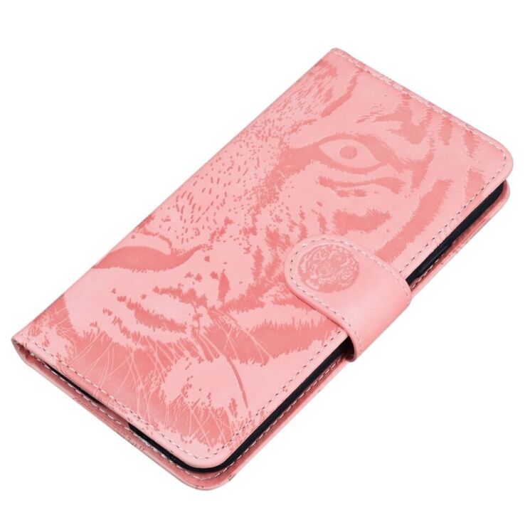 Чехол-книжка Deexe Tiger для Xiaomi Redmi 13 - Pink: фото 3 из 7