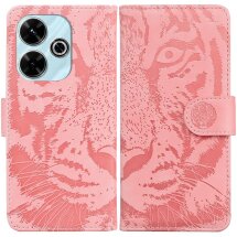 Чехол-книжка Deexe Tiger для Xiaomi Redmi 13 - Pink: фото 1 из 7