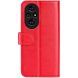 Чохол-книжка Deexe Wallet Style для Honor 200 Pro - Red (362110R). Фото 5 з 6