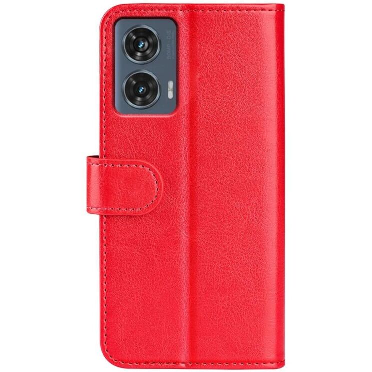 Чехол-книжка Deexe Wallet Style для Motorola Edge 50 Fusion - Red: фото 5 из 7