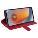 Чехол-книжка Deexe Wallet Style для Motorola Edge 50 Fusion - Red (354219R). Фото 3 из 7