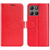Чехол-книжка Deexe Wallet Style для Motorola Moto G15 - Red: фото 1 из 6