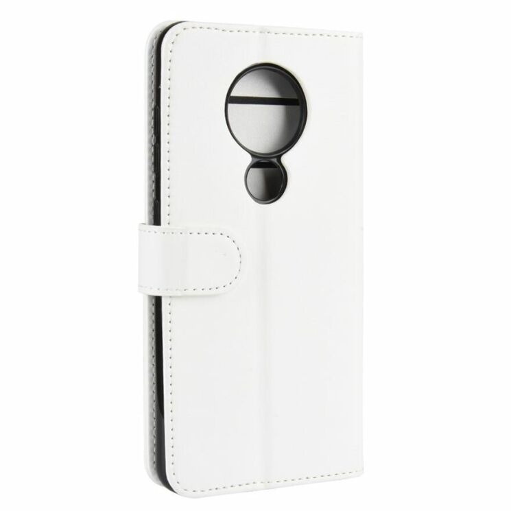 Классический чехол-книжка Deexe Wallet Style для Nokia 6.2 - White: фото 4 из 8