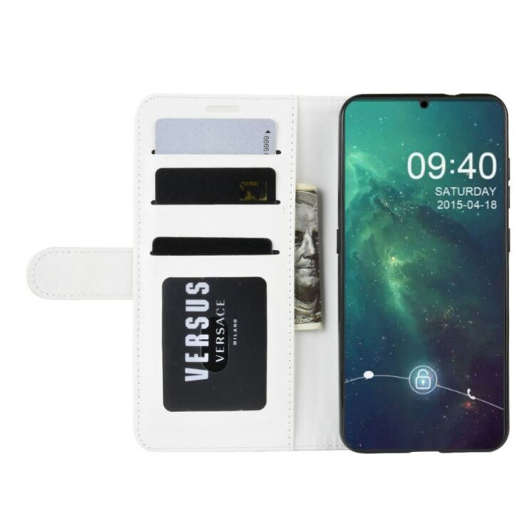 Классический чехол-книжка Deexe Wallet Style для Nokia 6.2 - White: фото 7 из 8
