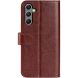 Чехол-книжка Deexe Wallet Style для Samsung Galaxy A24 - Brown (322326Z). Фото 5 из 6