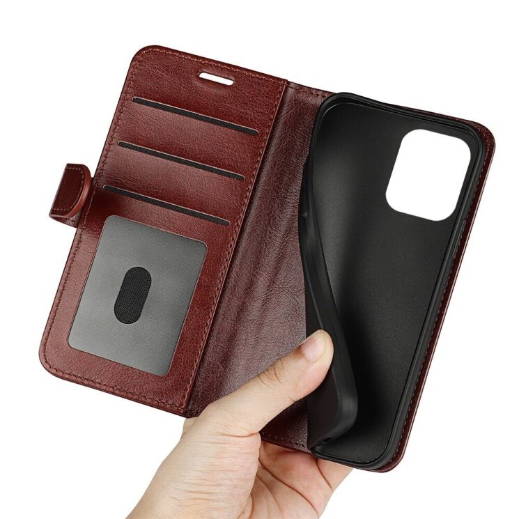 Чохол-книжка Deexe Wallet Style для Samsung Galaxy M33 (M336) - Brown: фото 6 з 7