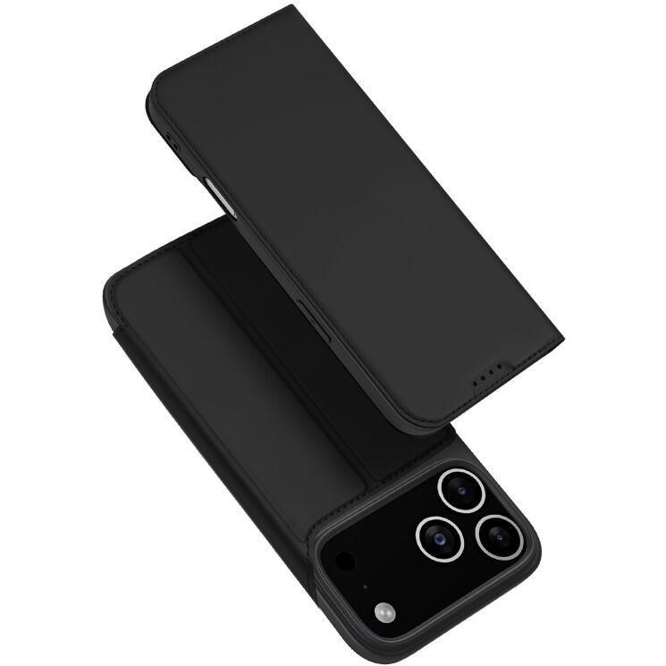 Чехол-книжка DUX DUCIS Skin Pro для Apple iPhone 17 Pro - Black: фото 1 из 11