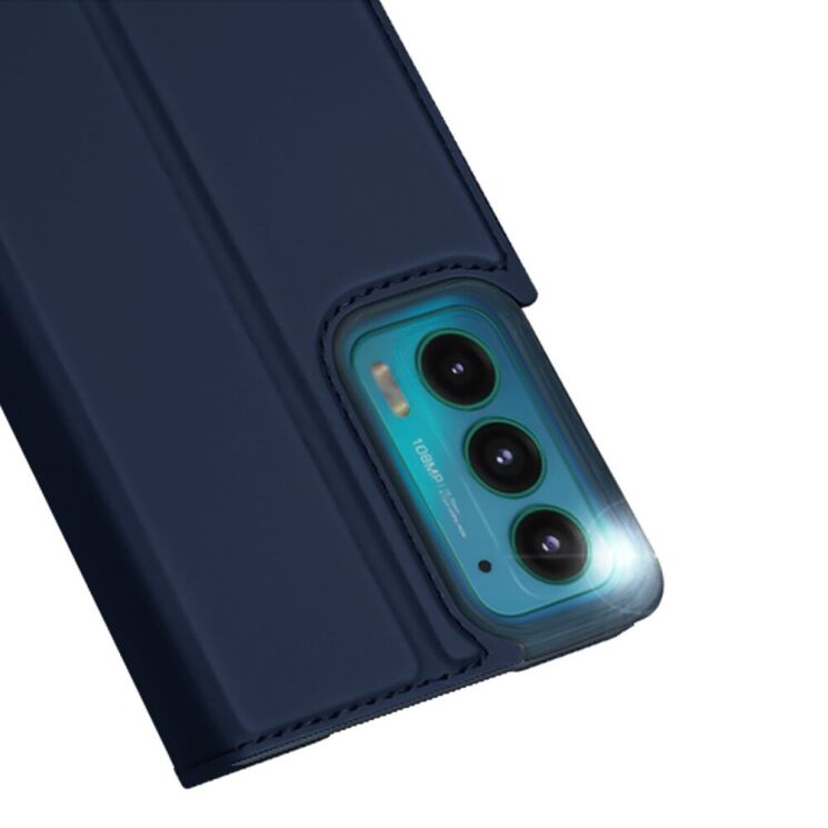 Чехол-книжка DUX DUCIS Skin Pro для Motorola Edge 20 - Blue: фото 3 из 15