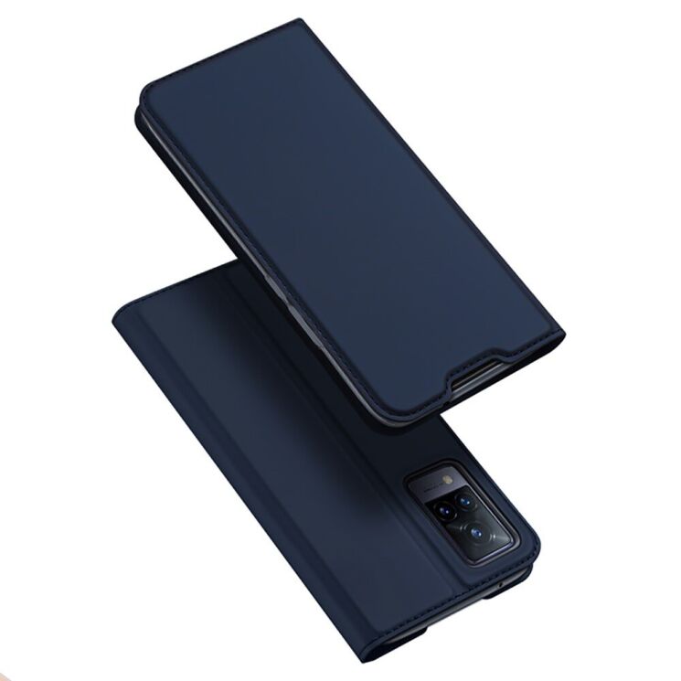 Чехол-книжка DUX DUCIS Skin Pro для VIVO V21 - Blue: фото 1 из 14