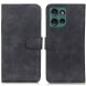 Чехол-книжка KHAZNEH Retro Wallet для Motorola Edge 50 - Black (368505B). Фото 1 из 8
