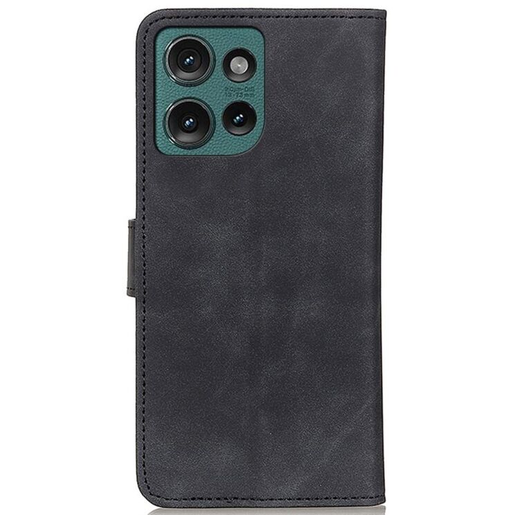 Чехол-книжка KHAZNEH Retro Wallet для Motorola Edge 50 - Black: фото 5 из 8