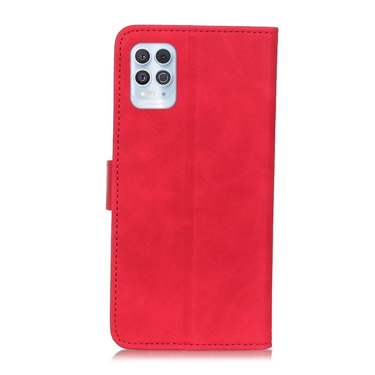 Чехол-книжка KHAZNEH Retro Wallet для Motorola Moto G100 - Red: фото 2 из 8