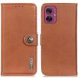 Чохол-книжка KHAZNEH Wallet Cover для Motorola Moto G55 - Brown (366117Z)