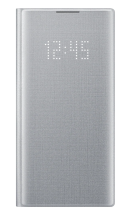 Чехол-книжка LED View Cover для Samsung Galaxy Note 10 (N970) EF-NN970PSEGRU - Silver: фото 1 из 5